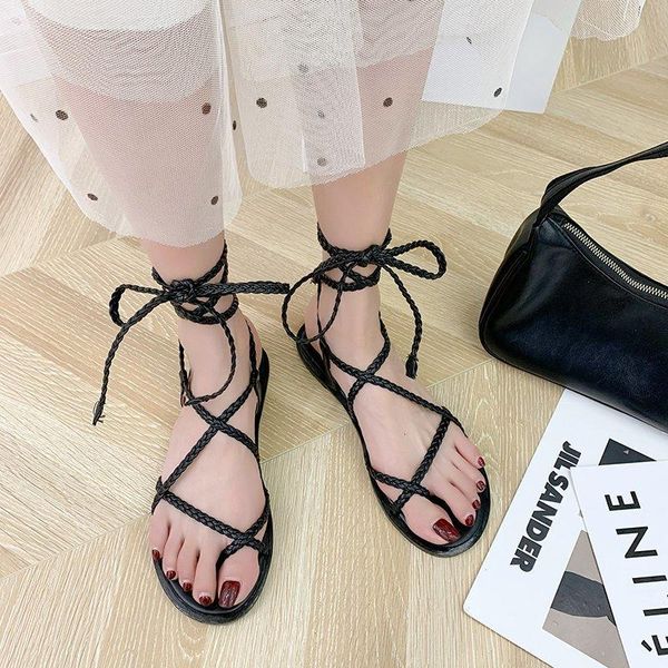 women fashion sandals gladiator cross strap flat casual comfortable clip toe beach female slippers, Black
women fashion sandals gladiator cross strap flat casual comfortable clip toe beach female slippers, Black