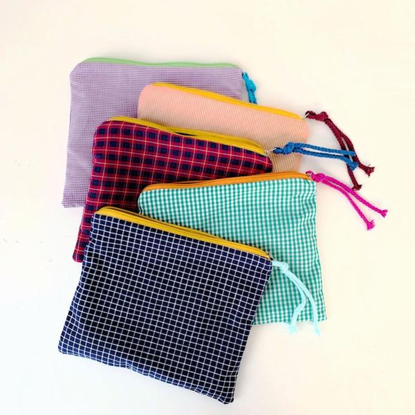 cosmetic bags & cases women plaid makeup bag fashion cotton zipper pouch multipurpose for travel bath organizer toiletry wash
cosmetic bags & cases women plaid makeup bag fashion cotton zipper pouch multipurpose for travel bath organizer toiletry wash