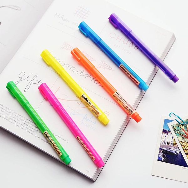 highlighters 6pcs lumina color pen highlighter marker mild fluorescent liner drawing highlighting painting office accessories school f968, Black;red
highlighters 6pcs lumina color pen highlighter marker mild fluorescent liner drawing highlighting painting office accessories school f968, Black;red
