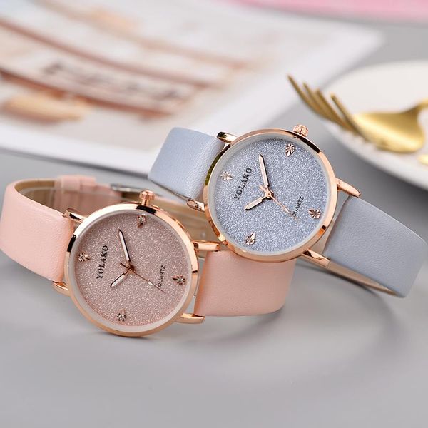 wristwatches yolako women's watch fashion luxury leather starry sky ladies women wrist watches relogio feminino, Slivery;brown
wristwatches yolako women's watch fashion luxury leather starry sky ladies women wrist watches relogio feminino, Slivery;brown