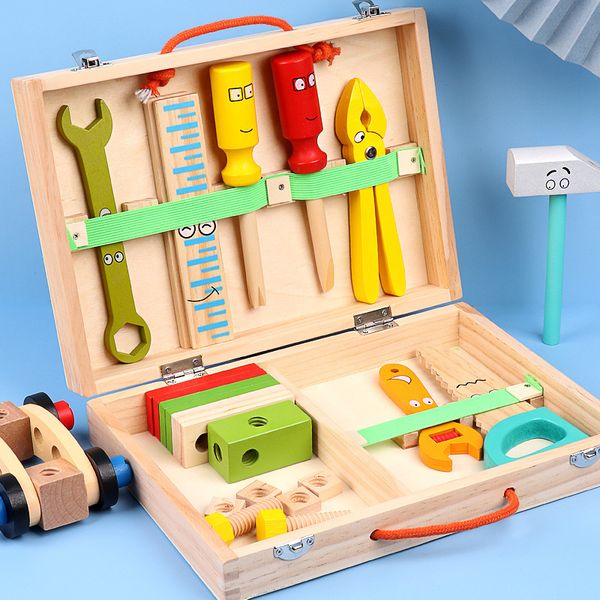 multifunctional children's cartoon benefit nut portable play combination diy wooden toolbox house disassembly intellectual toy mlqcu 
multifunctional children's cartoon benefit nut portable play combination diy wooden toolbox house disassembly intellectual toy mlqcu