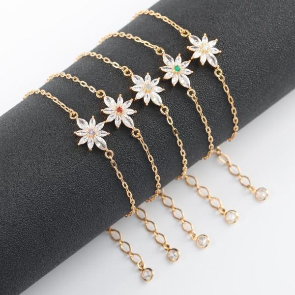 bangle sanying m1139 simple style 18k gold plated chain zircon flower charm bracelet bangles for women girls jewelry gift,1pcs/lot, Black
bangle sanying m1139 simple style 18k gold plated chain zircon flower charm bracelet bangles for women girls jewelry gift,1pcs/lot, Black