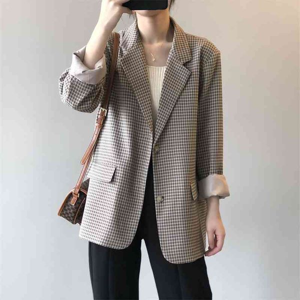women's suits & blazers spring coat turn down collar plaid blazer feminino vintage ladies casaco for clothes mw2v, White;black
women's suits & blazers spring coat turn down collar plaid blazer feminino vintage ladies casaco for clothes mw2v, White;black