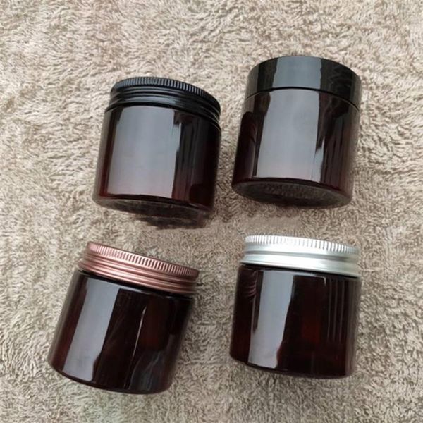storage bottles & jars wholesale 50ml brown plastic jar with aluminum lids empty cosmetic containers makeup box travel bottle
storage bottles & jars wholesale 50ml brown plastic jar with aluminum lids empty cosmetic containers makeup box travel bottle