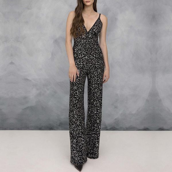 women's jumpsuits & rompers est celebrity party bandage jumpsuit women spaghetti strap v-neck beading night out full length boot cut, Black;white
women's jumpsuits & rompers est celebrity party bandage jumpsuit women spaghetti strap v-neck beading night out full length boot cut, Black;white