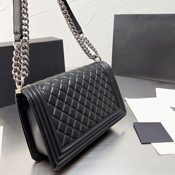 womens vintage classic goatskin aged silver metal bags quilted maxi boy girls fashion chain strap crossbody shoulder large capacity luxury
womens vintage classic goatskin aged silver metal bags quilted maxi boy girls fashion chain strap crossbody shoulder large capacity luxury