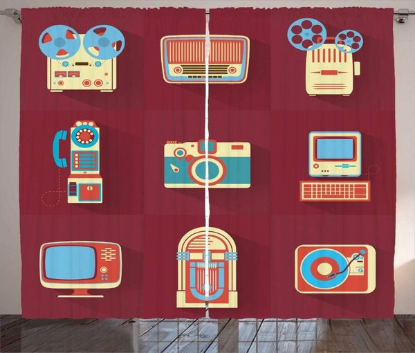 curtain & drapes vintage curtains media electronics music box po camera radio pattern living room bedroom window maroon cream
curtain & drapes vintage curtains media electronics music box po camera radio pattern living room bedroom window maroon cream