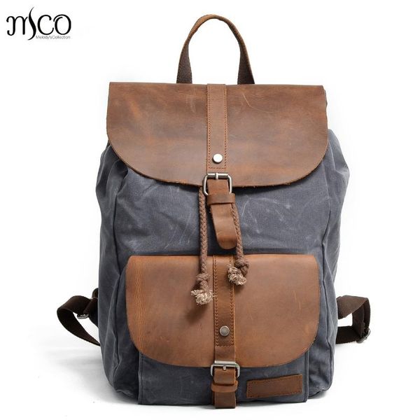 backpack 2021 women's man oilskin charcoal waxed canvas retro rucksack backpacks leather waterproof out door travel bag
backpack 2021 women's man oilskin charcoal waxed canvas retro rucksack backpacks leather waterproof out door travel bag