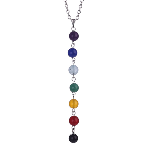 pendant necklaces fashion natural stone 7 color bead necklace yoga buddha energy seven chakra female jewelry 2021, Silver
pendant necklaces fashion natural stone 7 color bead necklace yoga buddha energy seven chakra female jewelry 2021, Silver