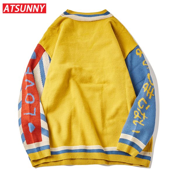 atsunny clown embroidery harajuku sweater retro style knitted sweater autumn cotton pullover, White;black
atsunny clown embroidery harajuku sweater retro style knitted sweater autumn cotton pullover, White;black