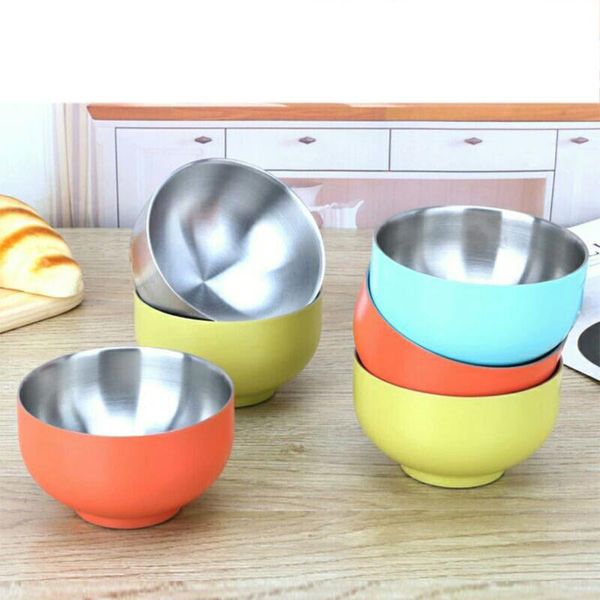 bowls 14cm stainless steel double layer bowl thickening anti-scald soup snack for kids and toddler (sky-blue)
bowls 14cm stainless steel double layer bowl thickening anti-scald soup snack for kids and toddler (sky-blue)