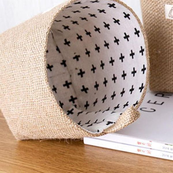 storage bags cotton and linen deskwall-mounted hanging bag behind the dormitory door jute basket
storage bags cotton and linen deskwall-mounted hanging bag behind the dormitory door jute basket