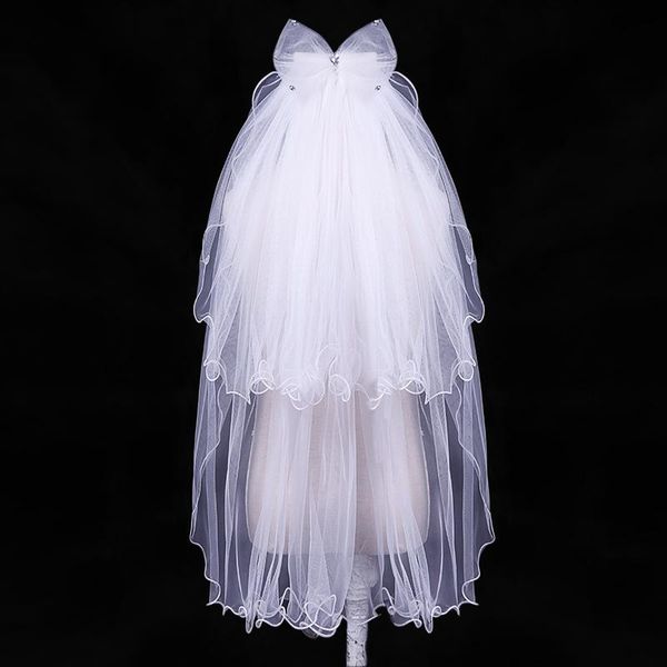 bridal veils princess two layers 2021 beaded bow 28'' length flower girl veil with comb first communion, Black
bridal veils princess two layers 2021 beaded bow 28'' length flower girl veil with comb first communion, Black