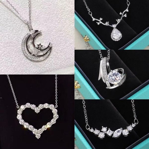 chains caoshi stylish necklace for women delicate design charming zirconia pendant aesthetic female exquisite lady trendy jewelry gift, Silver
chains caoshi stylish necklace for women delicate design charming zirconia pendant aesthetic female exquisite lady trendy jewelry gift, Silver