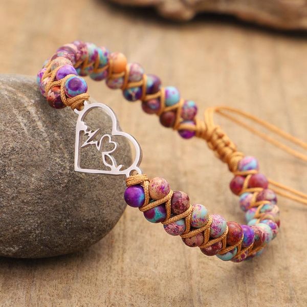 natural stone heart shape charm bracelets for women handmade beads string braided lover bracelet yoga jewelry gifts link, chain, Black
natural stone heart shape charm bracelets for women handmade beads string braided lover bracelet yoga jewelry gifts link, chain, Black