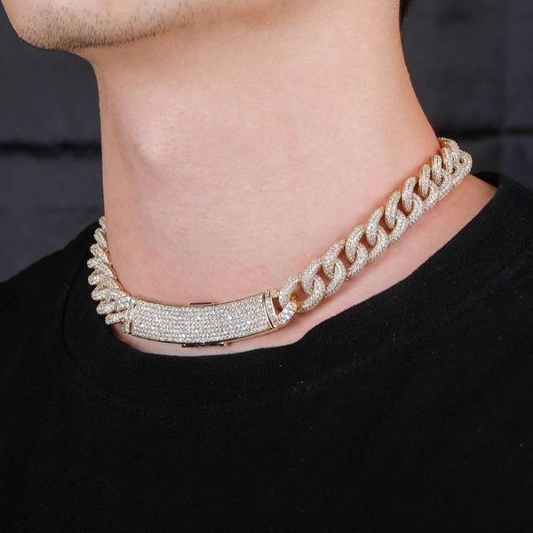 chains color wholesale iced out 13mm prong cuban link choker chain necklace women men jewelry white gold gift, Silver
chains color wholesale iced out 13mm prong cuban link choker chain necklace women men jewelry white gold gift, Silver