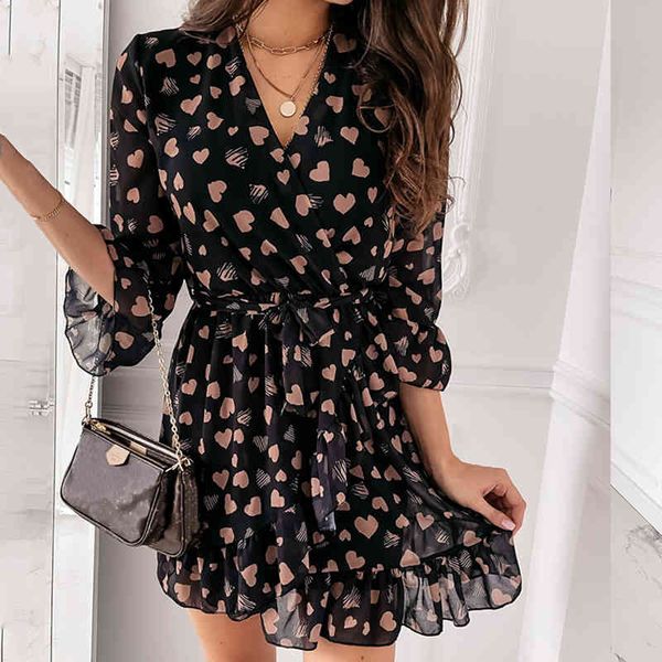 summer v-neck long-sleeved print ruffled dress female fashion elegant tie waist floral dress a-line beach dress womens vestido 210514, Black;gray
summer v-neck long-sleeved print ruffled dress female fashion elegant tie waist floral dress a-line beach dress womens vestido 210514, Black;gray