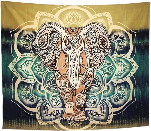 tapestries bohemian elephant hippie mandala tapestry art home decor