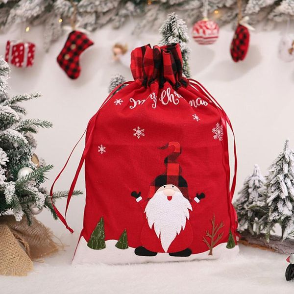 christmas decorations large candy gift big bag cute linen tote lattice side drawstring pocket for children
christmas decorations large candy gift big bag cute linen tote lattice side drawstring pocket for children