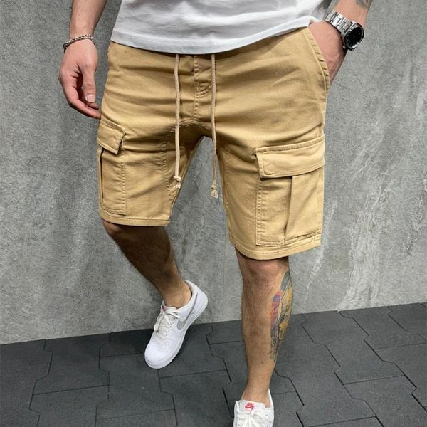 gym clothing men's casual shorts loose multi-pocket tactical work pants summer style 2021 trend street strappy, White;black
gym clothing men's casual shorts loose multi-pocket tactical work pants summer style 2021 trend street strappy, White;black