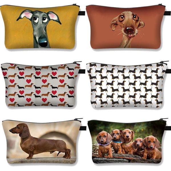 cosmetic bags & cases cute dachshund dog makeup storage pouch pet animal bag travel organizer toiletry case for femminile
cosmetic bags & cases cute dachshund dog makeup storage pouch pet animal bag travel organizer toiletry case for femminile