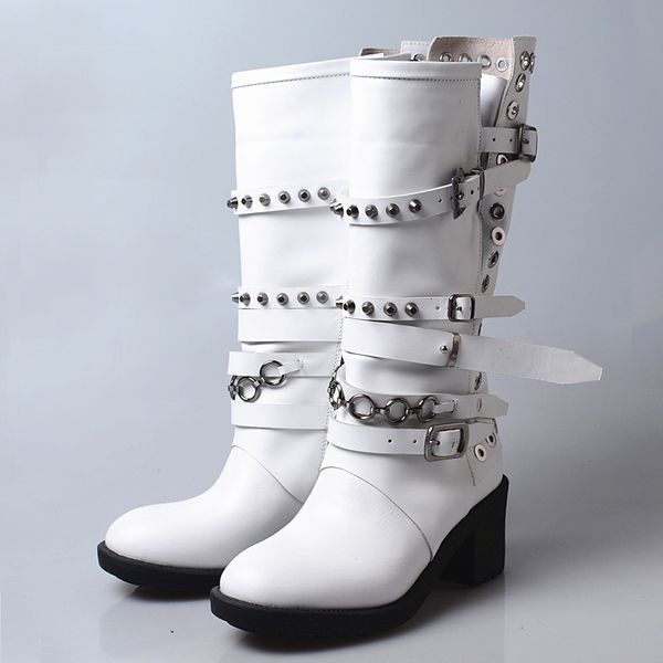 boots prova perfetto white women high rivet studded heel botas mujer straps platform rubber autumn winter botte femme ik9u, Black
boots prova perfetto white women high rivet studded heel botas mujer straps platform rubber autumn winter botte femme ik9u, Black