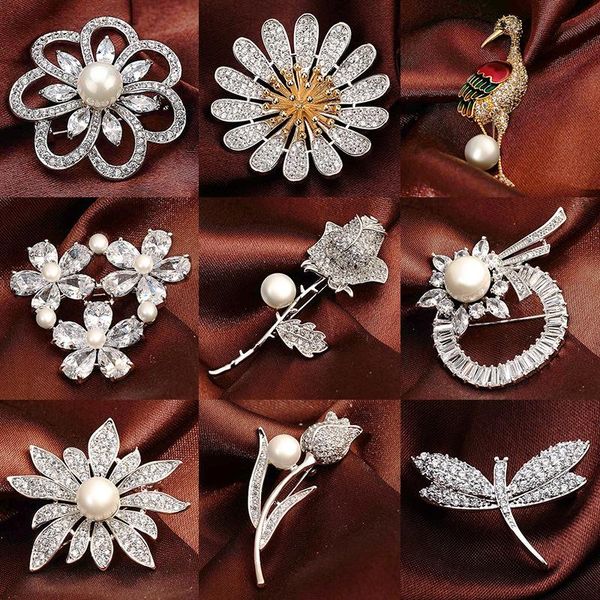 pins, brooches fashion crystal zircon flamingo dragonfly rose sunflower brooch suit dress pin scarf buckle wedding bride female accessories, Gray
pins, brooches fashion crystal zircon flamingo dragonfly rose sunflower brooch suit dress pin scarf buckle wedding bride female accessories, Gray