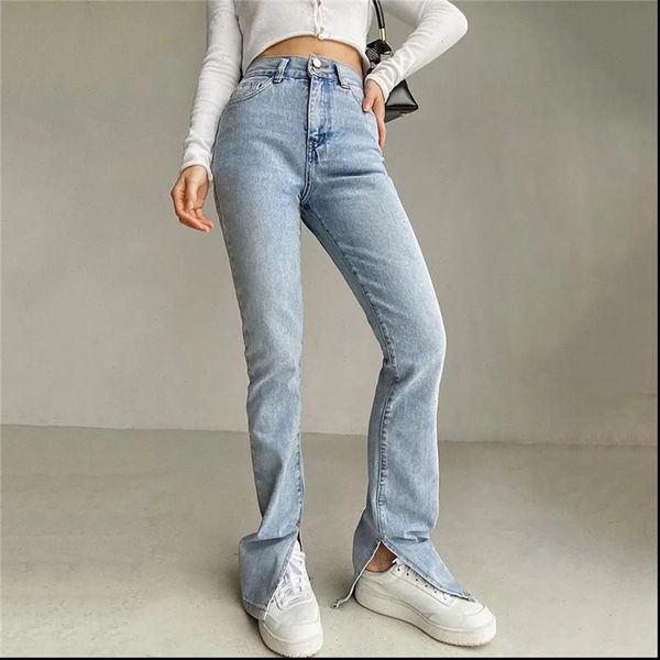 straight high waist classic womens jeans retro washed pants blue splits at ankles slim denim long pante
straight high waist classic womens jeans retro washed pants blue splits at ankles slim denim long pante