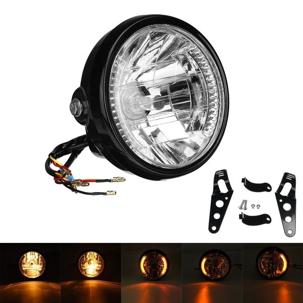 12v 7 inch motorcycle headlight turn signal light black bracket mount amber
12v 7 inch motorcycle headlight turn signal light black bracket mount amber