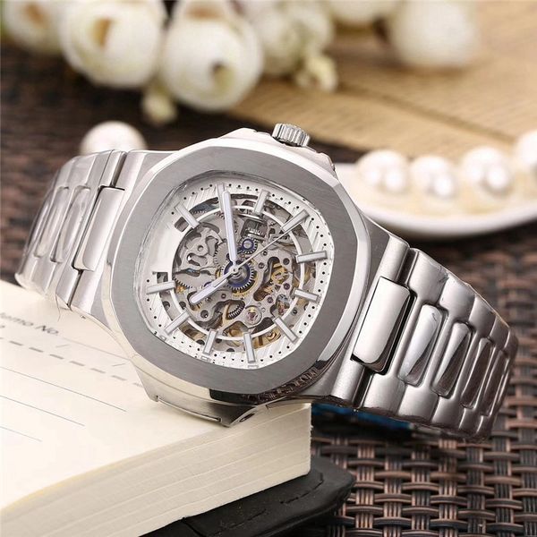 mens watches automatic movement hollow out stainless steel mechanical wristwatches waterproof luminous fashion wristwatch with all dials, Slivery;brown
mens watches automatic movement hollow out stainless steel mechanical wristwatches waterproof luminous fashion wristwatch with all dials, Slivery;brown