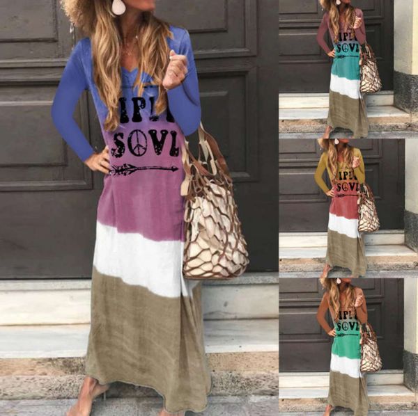 casual dresses bay autumn v-neck simple loose gradual change sve letter print long drs, Black;gray
casual dresses bay autumn v-neck simple loose gradual change sve letter print long drs, Black;gray