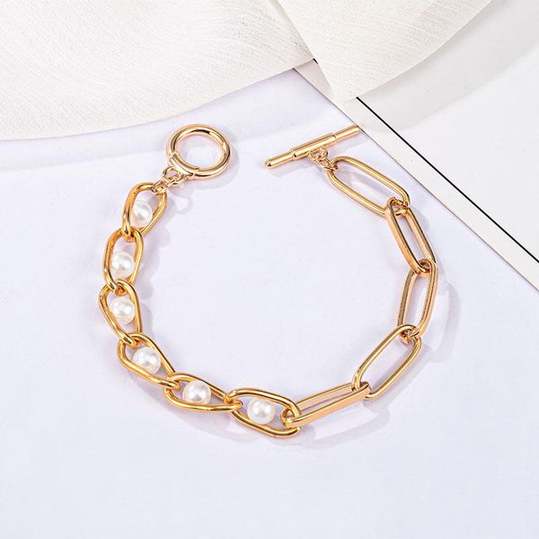 link, chain lovr fashion bohemian gold pearl bracelets for women boho jewelry geometric beads layered hand charm bracelet, Black
link, chain lovr fashion bohemian gold pearl bracelets for women boho jewelry geometric beads layered hand charm bracelet, Black