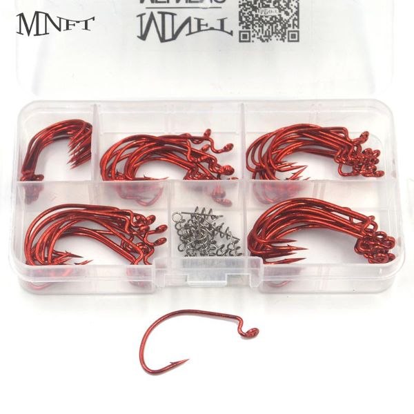 60pcs texas rig wrom hooks high carbon steel red crank & 15pcs soft bait spring lock pin combination packages fishing
60pcs texas rig wrom hooks high carbon steel red crank & 15pcs soft bait spring lock pin combination packages fishing