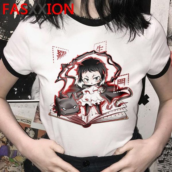 women's t-shirt bungou stray dogs clothes female tumblr japanese print couple t shirt aesthetic, White
women's t-shirt bungou stray dogs clothes female tumblr japanese print couple t shirt aesthetic, White