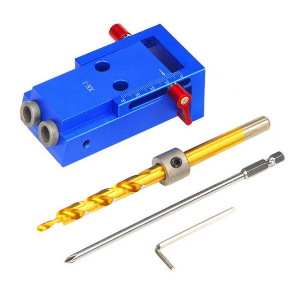 machining diy woodworking inclined hole device pocket jig kit 9.5mm step drill bit manual locator wood drilling guide
machining diy woodworking inclined hole device pocket jig kit 9.5mm step drill bit manual locator wood drilling guide