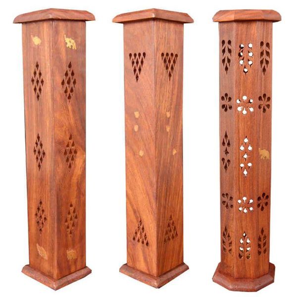 retro natural wooden tower incense burner censer stick inserted holder ash catcher home decor fragrance lamps
retro natural wooden tower incense burner censer stick inserted holder ash catcher home decor fragrance lamps