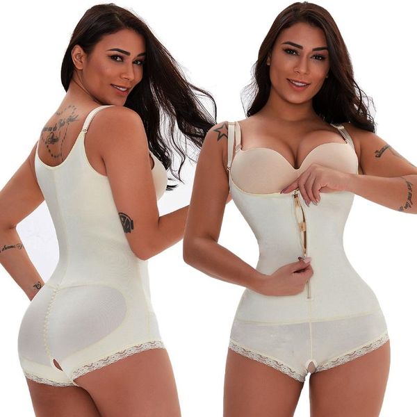 women's binders and shapers bodysuit shapewear women latex body shaper post liposuction girdle clip zipper tummy control, Black;white
women's binders and shapers bodysuit shapewear women latex body shaper post liposuction girdle clip zipper tummy control, Black;white