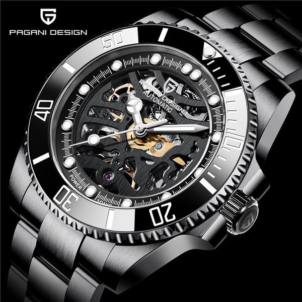 wristwatches pagani design 2021 mechanical wristwatch men watches waterproof business watch stainless steel automatic black 43m, Slivery;brown
wristwatches pagani design 2021 mechanical wristwatch men watches waterproof business watch stainless steel automatic black 43m, Slivery;brown