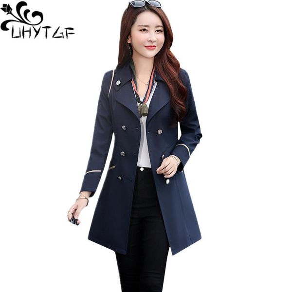 women's trench coats uhytgf spring autumn coat women double breasted slim plus size casual in the long section temperament 100, Tan;black
women's trench coats uhytgf spring autumn coat women double breasted slim plus size casual in the long section temperament 100, Tan;black