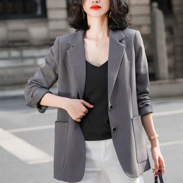 autumn fashion blazer jacket women casual pockets long sleeve coat office lady solid loose blazers women's suits &, White;black
autumn fashion blazer jacket women casual pockets long sleeve coat office lady solid loose blazers women's suits &, White;black