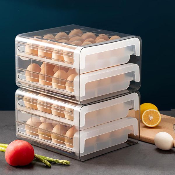 storage bottles & jars household egg box drawer refrigerator fresh-keeping plastic transparent dumpling double tray
storage bottles & jars household egg box drawer refrigerator fresh-keeping plastic transparent dumpling double tray