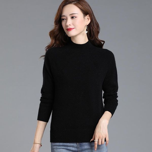 women's sweaters sparsil women winter 100% cashmere turtleneck solid color soft warm fashion female rib cuff knitwear casual jumper, White;black
women's sweaters sparsil women winter 100% cashmere turtleneck solid color soft warm fashion female rib cuff knitwear casual jumper, White;black