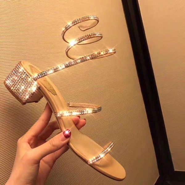 dress shoes summer sandals women crystal studded 2021 snake cross middle high heel rhinestone party wedding, Black
dress shoes summer sandals women crystal studded 2021 snake cross middle high heel rhinestone party wedding, Black