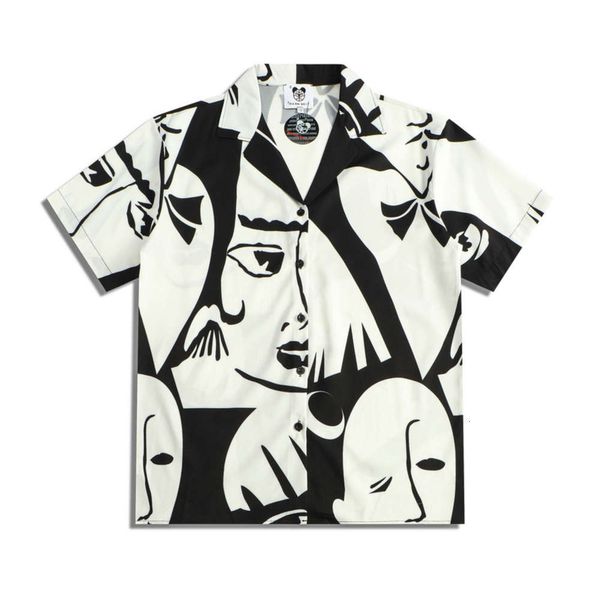 shirtsvs menswear | summer loose beach short sleeve men's and women's printed shirt x7, White;black
shirtsvs menswear | summer loose beach short sleeve men's and women's printed shirt x7, White;black