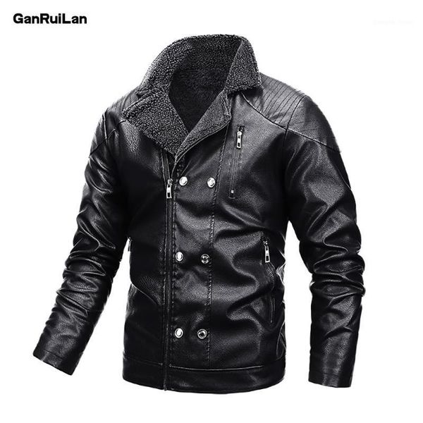 men's fur & faux mens leather jackets motorcycle 2021 stand collar zipper pockets male vintage pu coats biker fashion outerwear, Black
men's fur & faux mens leather jackets motorcycle 2021 stand collar zipper pockets male vintage pu coats biker fashion outerwear, Black