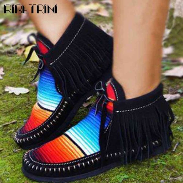 boots ladies elegant sewing fringe ankle shoes ins trendy colorful women low heel autumn boots, Black
boots ladies elegant sewing fringe ankle shoes ins trendy colorful women low heel autumn boots, Black