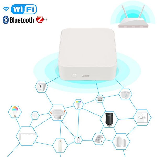 smart home control tuya wifi+bluetooth+zigbee 3.0 gateway for life app voice remote works with alexa google assistant
smart home control tuya wifi+bluetooth+zigbee 3.0 gateway for life app voice remote works with alexa google assistant