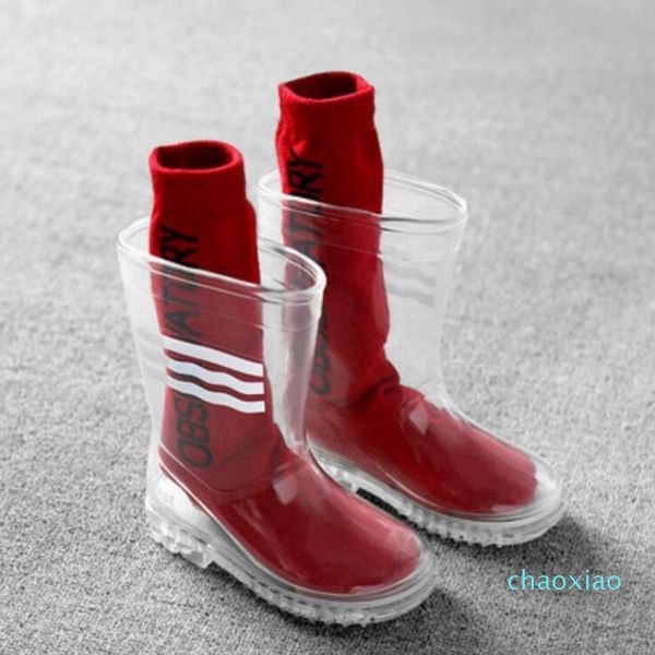 stivali da pioggia per bambini scarpe ragazzi e ragazze anti-skid di scuola materna per bambini impermeabile stivali da pioggia, Black;red
stivali da pioggia per bambini scarpe ragazzi e ragazze anti-skid di scuola materna per bambini impermeabile stivali da pioggia, Black;red