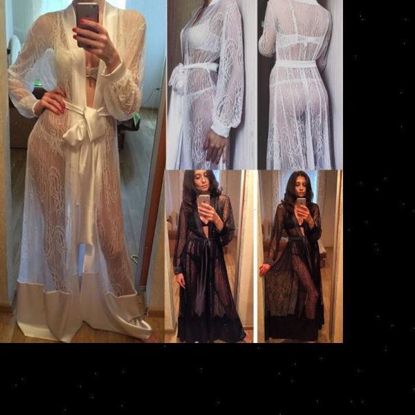 womens women blouses clothing long silk kimono dressing gown bath robe babydoll lace transparent nightdress, White
womens women blouses clothing long silk kimono dressing gown bath robe babydoll lace transparent nightdress, White