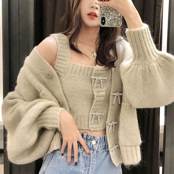women's knits & tees zawfl-cardigan loose fitting fashion women's diamond buttons, vintage long sleeve knitted sweater with pocket, White
women's knits & tees zawfl-cardigan loose fitting fashion women's diamond buttons, vintage long sleeve knitted sweater with pocket, White